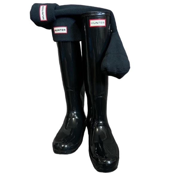 Hunter Boots with Boot Socks - Picture 1 of 5